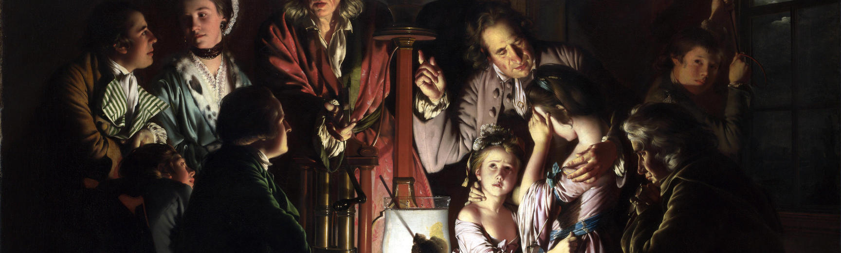 an experiment on a bird in an air pump by joseph wright of derby